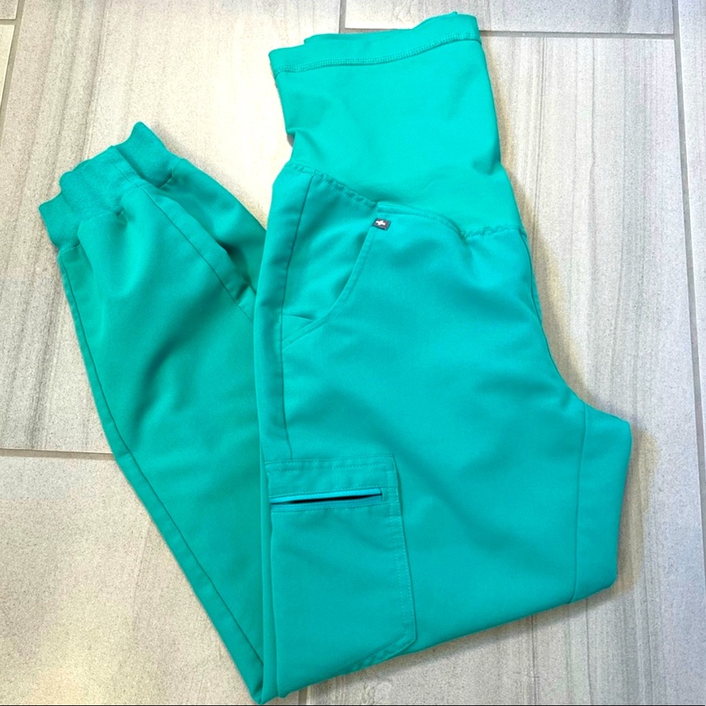 FIGS Maternity Zamora XS: (limited edition color) Surgical Green Scrub Pants